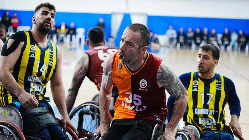 Galatasaray tekerlekli sandalye basketbol süper ligi şampiyonu oldu