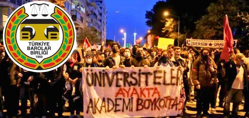Türkiye Barolar Birliği: Öğrenci ve Akademisyenlerin Boykotuna Disiplin Cezası Anayasa’ya Aykırı